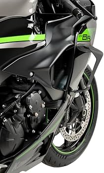 Amazon | 21858J DOWNFORCE RACE SIDE SPOILERS [MATT BLACK] ZX-6R