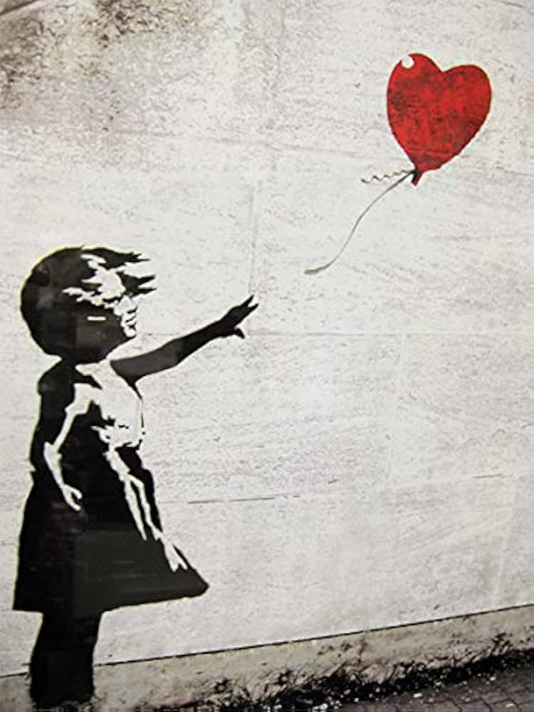 バンクシー BANKSY ポスター バルーン オリジナル 限定 COA 付き