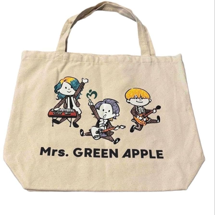 ミセス FJORD クリアトートバッグ O ミセスグリーンアップル