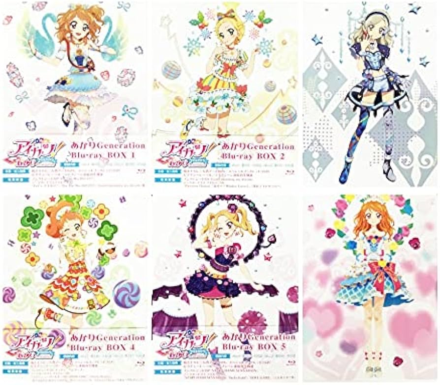 アイカツ！あかりgeneration BD BOX1〜6セット Amazon.co.jp | アニメ