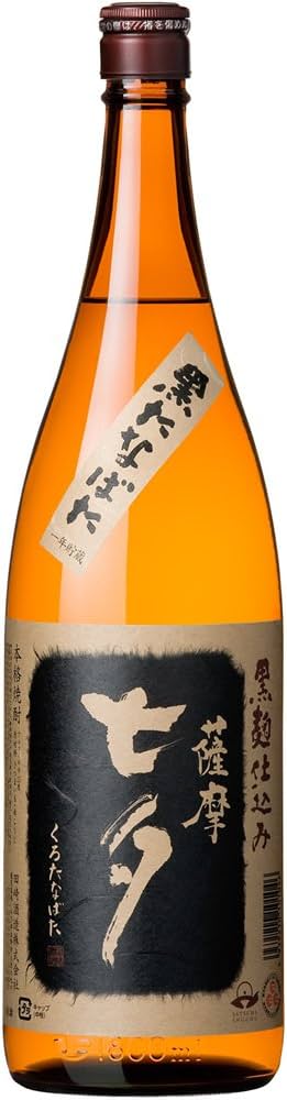 Amazon.co.jp: 田崎酒造 薩摩 黒七夕 [ 焼酎 25度 鹿児島県 1800ml