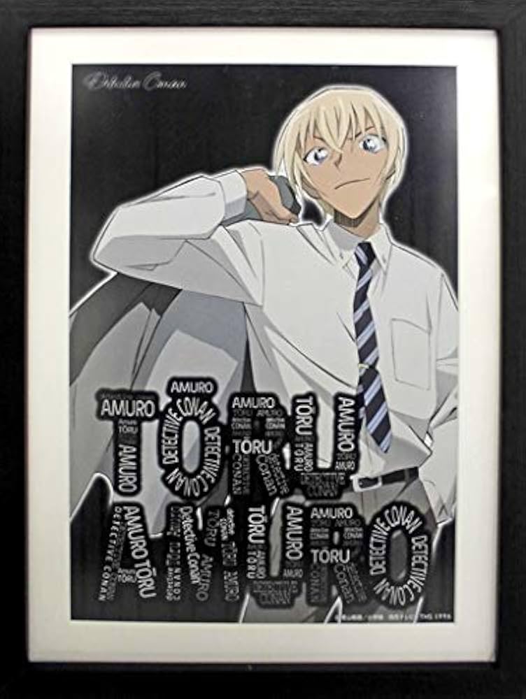 コナン&安室 顔入アート S賞 安室透と赤井秀一のトラベルコーデ