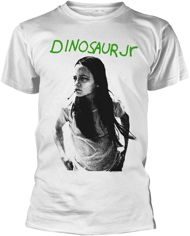 Dinosaur Jr Men's Green Mind T-Shirt White Small | Officially