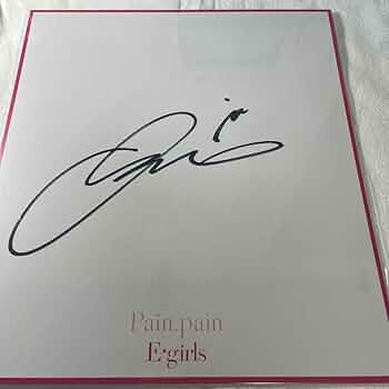 E-girls初期メンバー全員直筆サイン入り色紙！ 非売品】E-girls