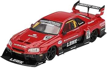 Amazon | MINI GT 1/64 Nissan LB-ER34 Super Silhouette スカイライン