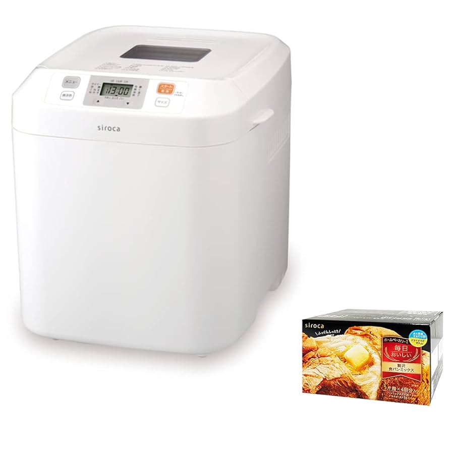 新品2024年製】siroca ホームベーカリー SB-111 ホワイト 【公式通販】