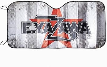 Amazon | 矢沢永吉 カーシェード(ロゴ星) | カーテン | 車＆バイク