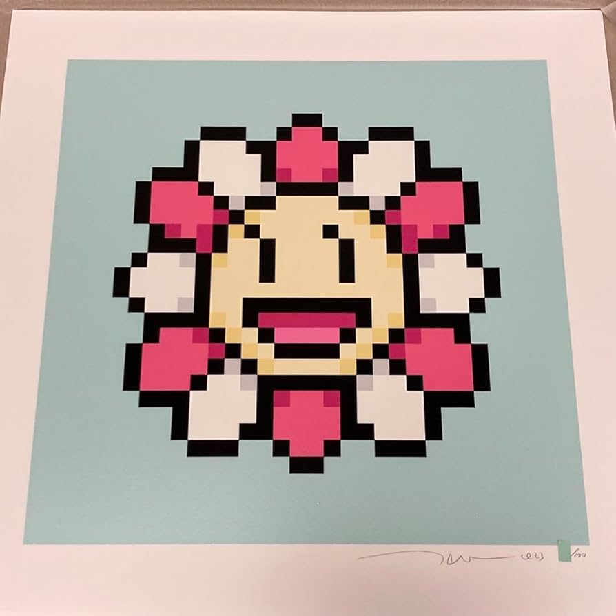 Murakami.Flower #0085 笑顔の女の子 版画 村上隆 新品 Murakami