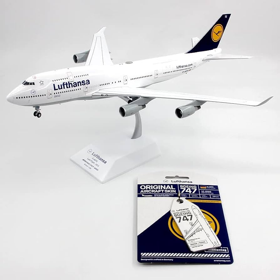 Amazon.com: ACE HOBBY for JC Wings for Lufthansa for Boeing B747