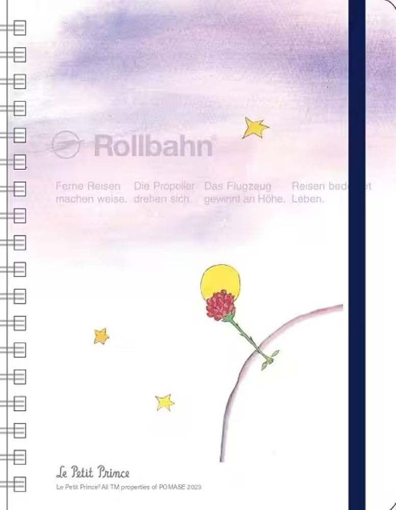 Amazon.co.jp: ロルバーン ポケット付きメモL星の王子さまC:バラ