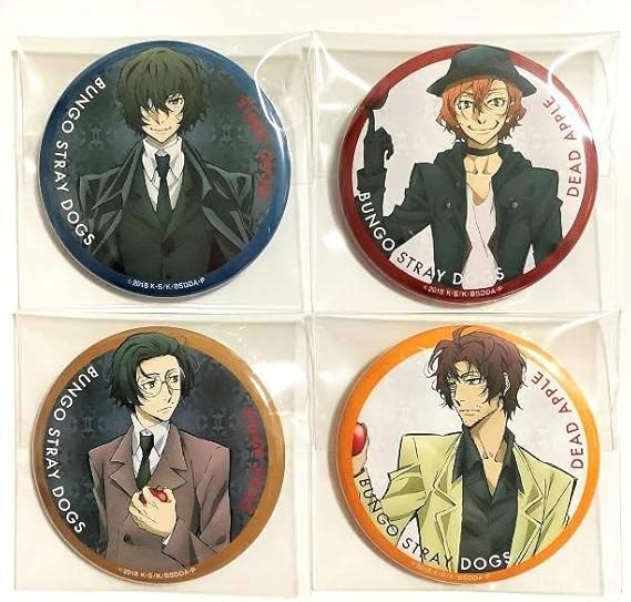 文豪ストレイドッグス 映画 deadapple 入場特典 缶バッジ 太宰治 文豪