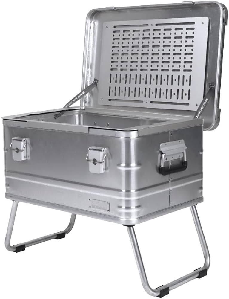 CAMVIL（ケムビル）アルミボックス60L コンテナボックス キャンプ