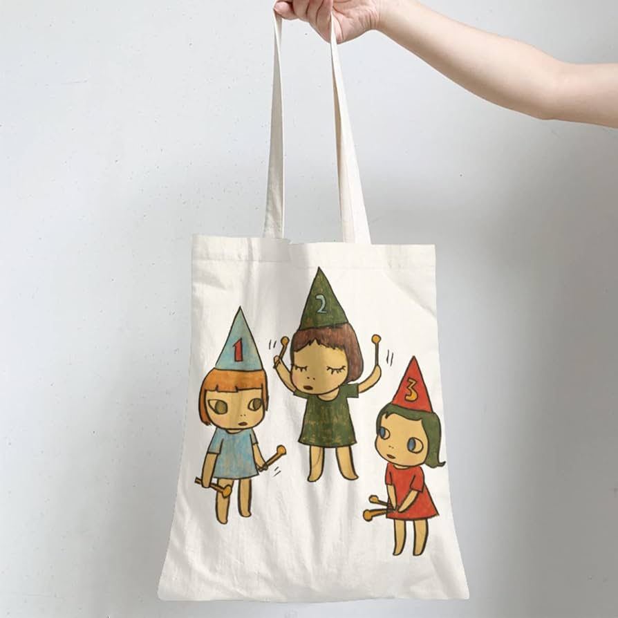 Amazon.co.jp: 奈良美智 トートバッグ エコバッグ レディース 手提げ袋