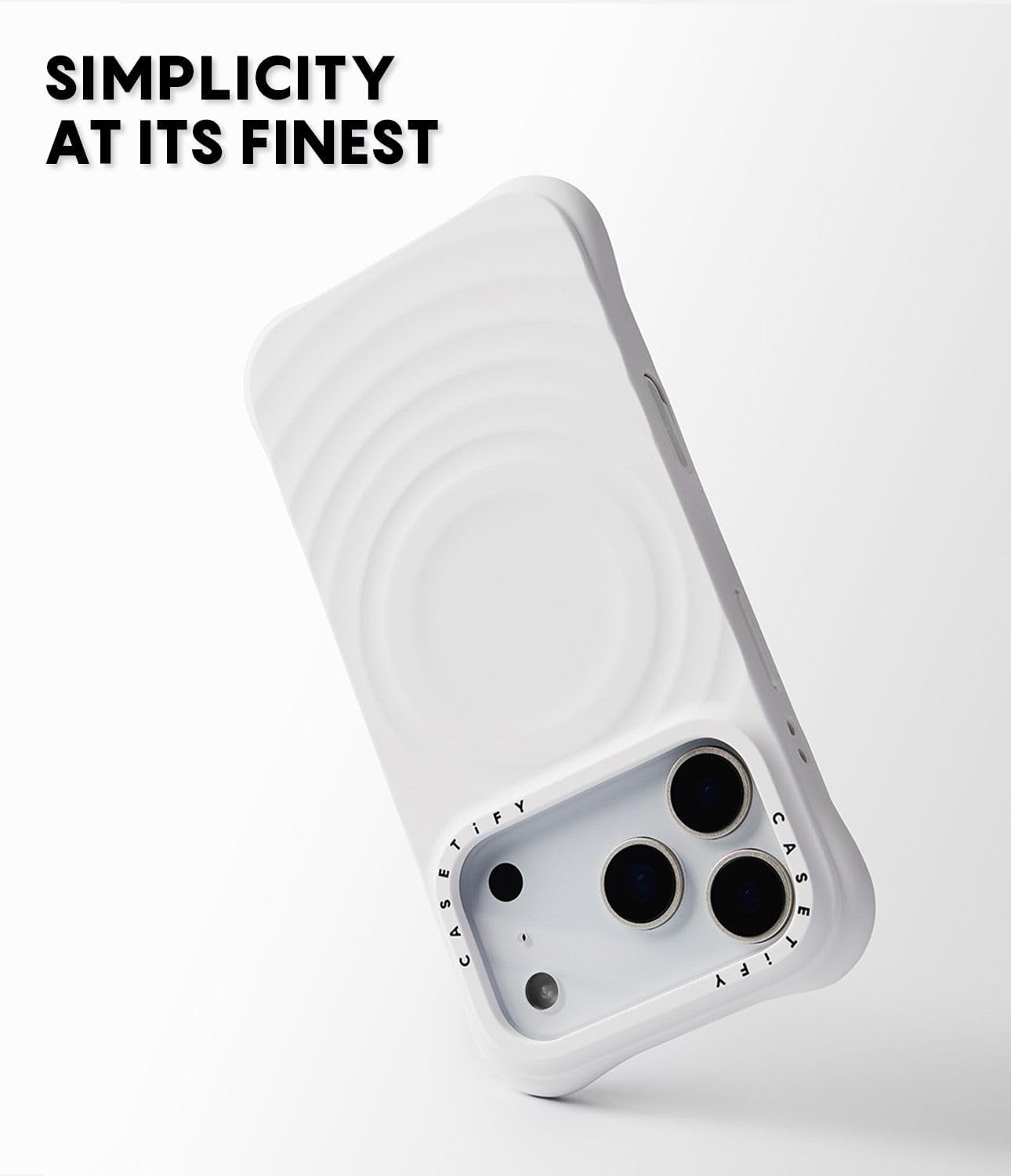 CASETiFY ウェーブ シリコン iPhone 17 Pro ケース [波型シリコン