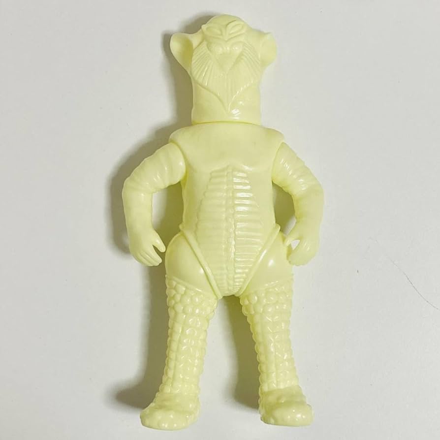 Amazon | ベアモデル メフィラス星人 二代目 蓄光 未塗装 ソフビ