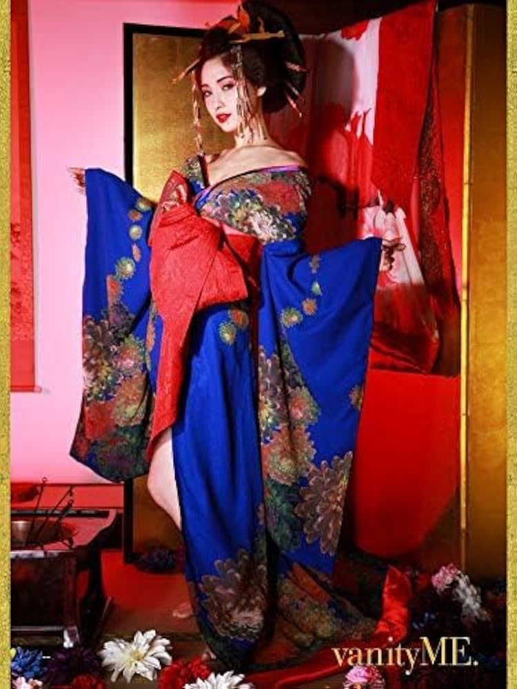 Amazon.co.jp: [vanityME.] ヴァニティミィ 花魁 コスチューム 蒼花魁