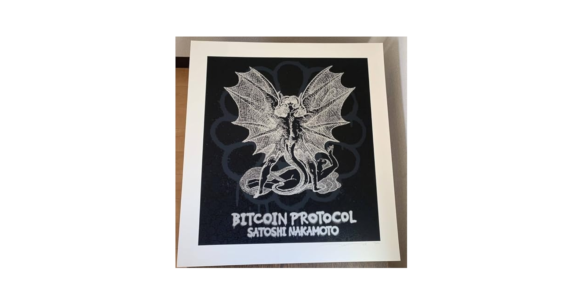 村上隆 版画 レッドドラゴン ホワイトプラチナ/ジェットブラック 2点