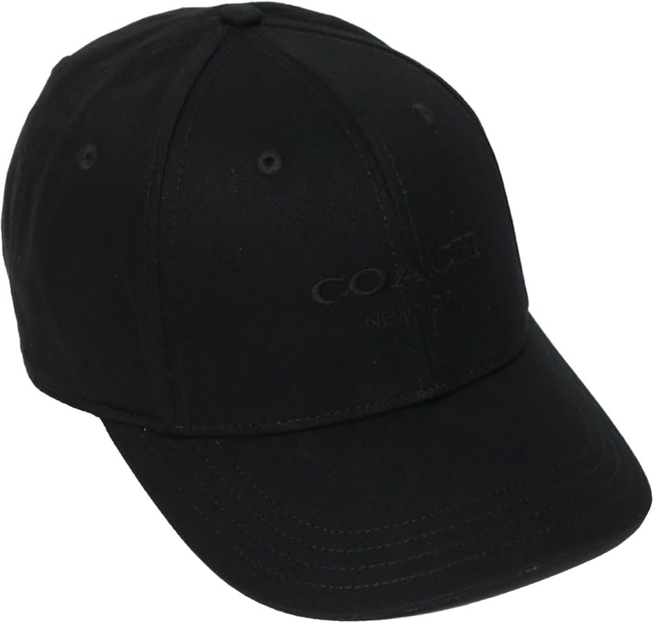 Amazon.co.jp: [コーチ] CAA64 メンズ ベースボールキャップ CAP 黒
