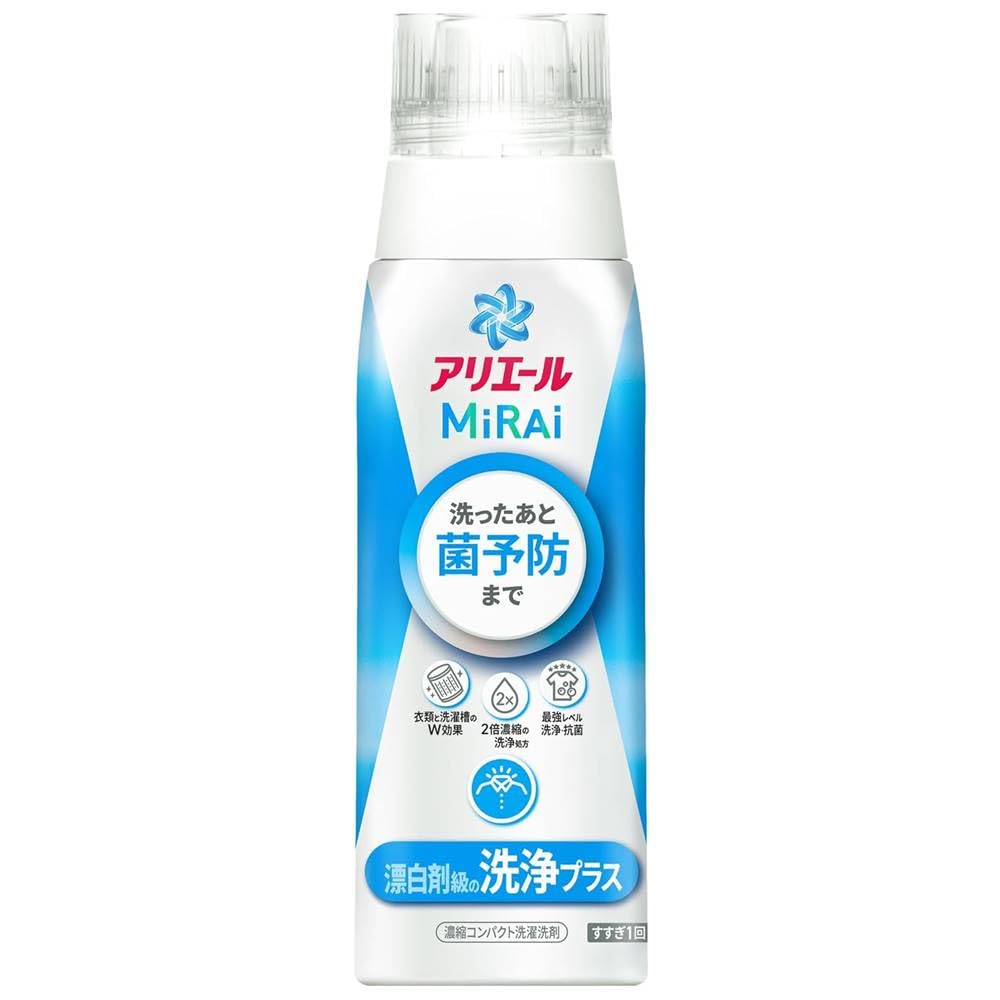 Amazon | アリエールMiRAi ＜洗浄プラス＞ ボトル本体340g+詰替え640g