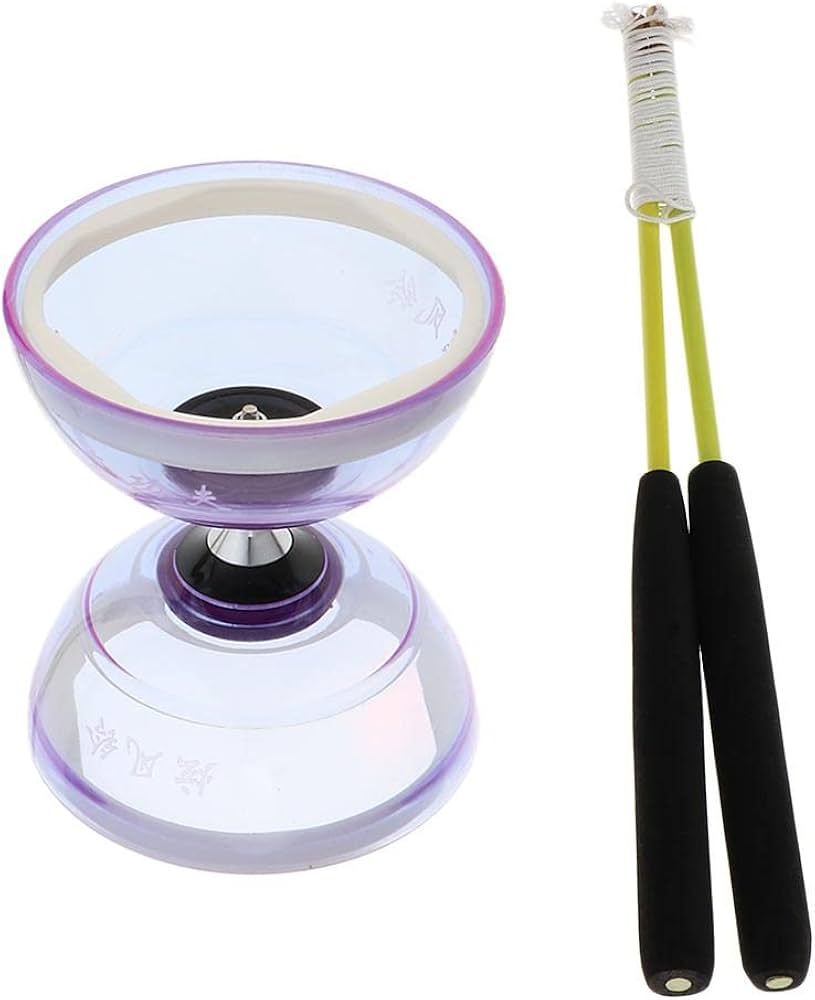 Amazon.co.jp: Toygogo 中国ゴマ 伝統的 ディアボロ 3ベアリング