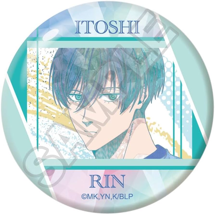 ブルーロック 糸師凛 バルーンブーケ 缶バッジ ブルーロック