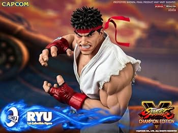 Amazon.com: Hot Toys Iconiq Studios Street Fighter 1/6 RYU Figure