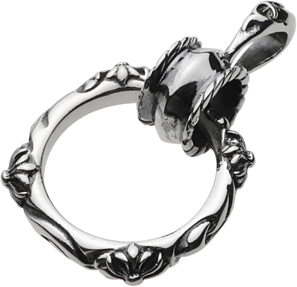 Amazon | [セノーテ] ゴシック グラス ホルダー ペンダント【シルバー