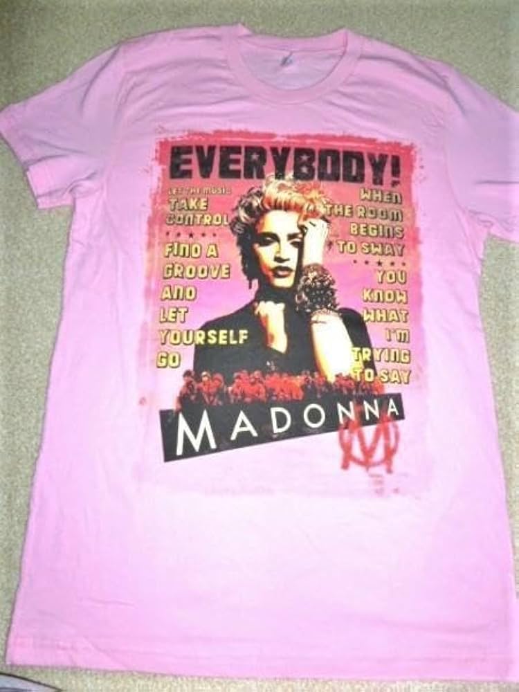 マドンナ Celebration - EVERYBODY! 貴重 Tシャツ マドンナ