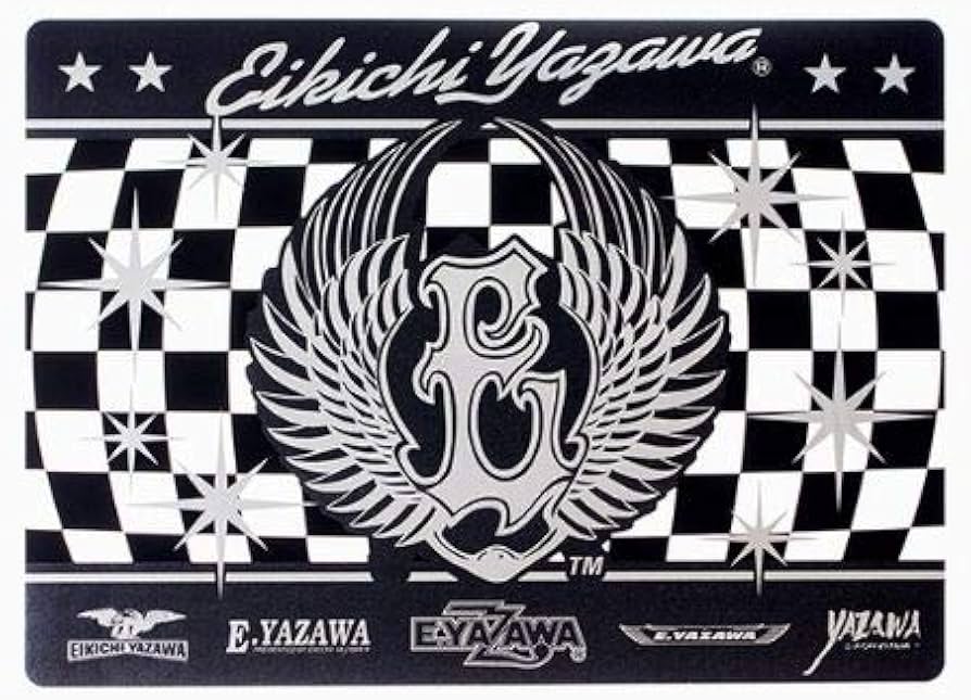 E.YAZAWA ロゴ入りマット 車用 矢沢永吉 ラグマット 新品 - メルカリ