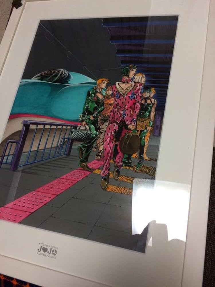 Amazon.co.jp: ジョジョ 複製原画 第5部 ブチャラティチーム 荒木