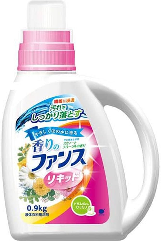 Amazon | 香りのファンス リキッド 衣料用 液体洗剤 本体 900g | 第一