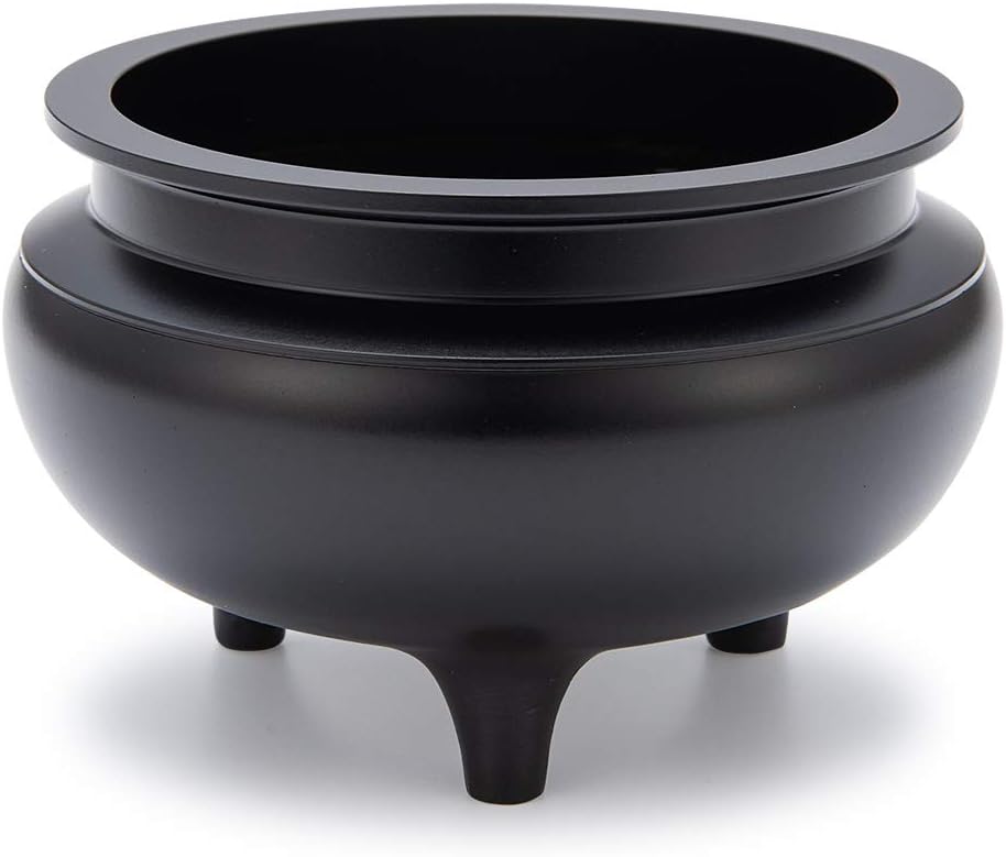 ♢鍋島焼 染付 雁に山水図 紋様 透し彫り 三足香炉 有田焼 香道具 骨董