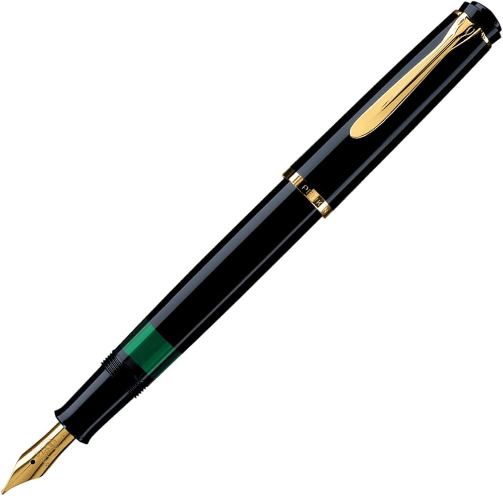 Pelikan ペリカン 万年筆 F 細字 クラシック ブラック M200