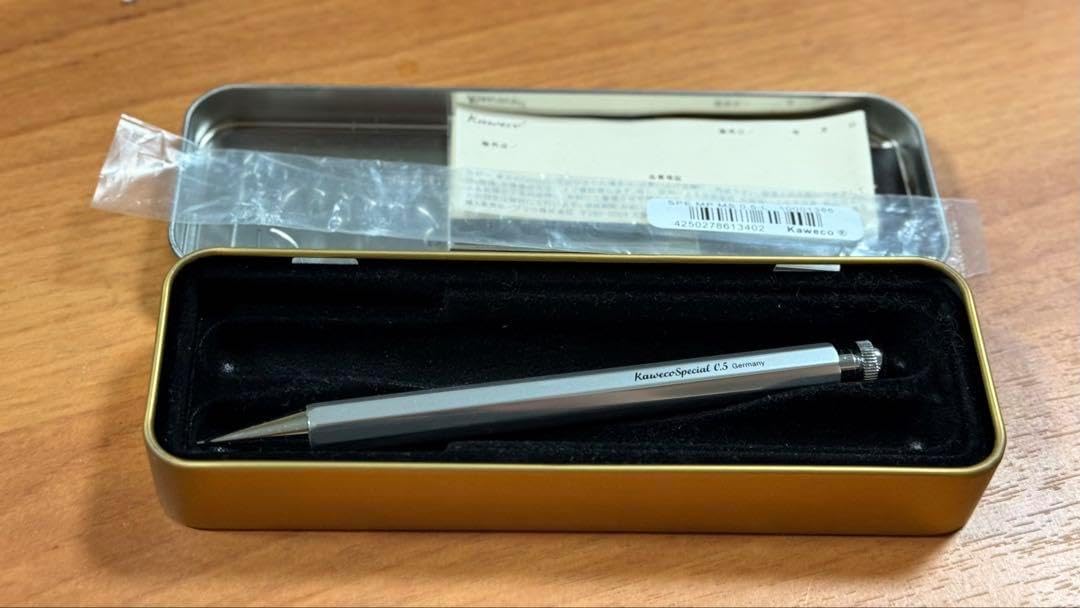 スペシャル シャイニーシルバー 0.5mm シャープペンシル カヴェコ