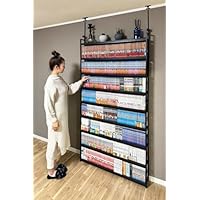 Amazon｜8tail 本棚 突っ張り ラック 大容量 スリム 全体耐荷重180