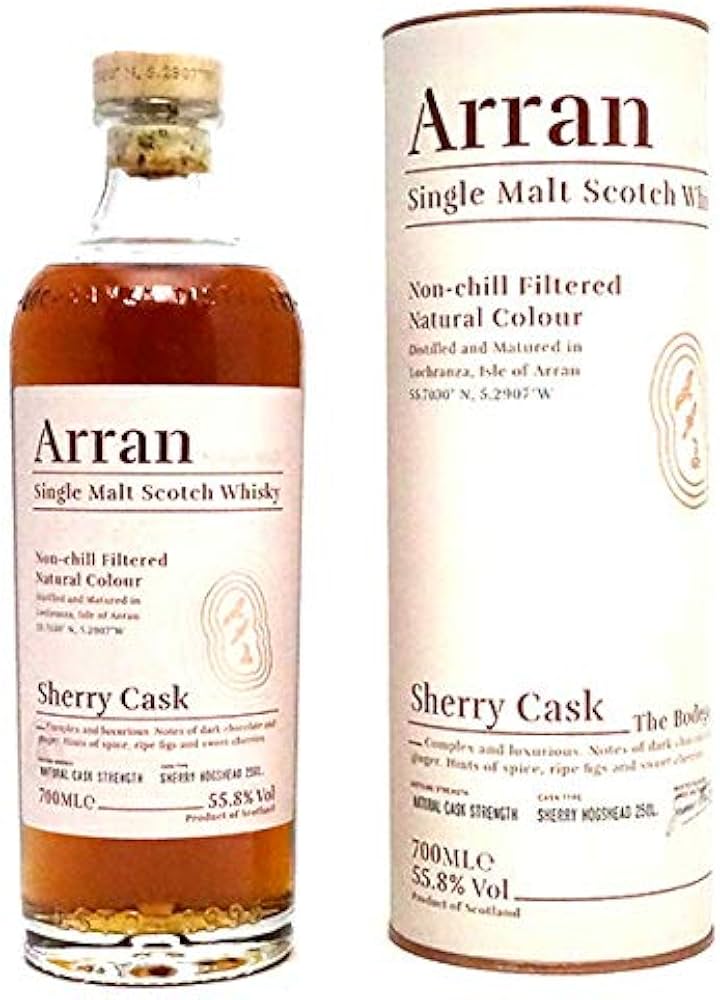 Amazon.co.jp: ザ アラン モルト シングル モルト シェリー カスク