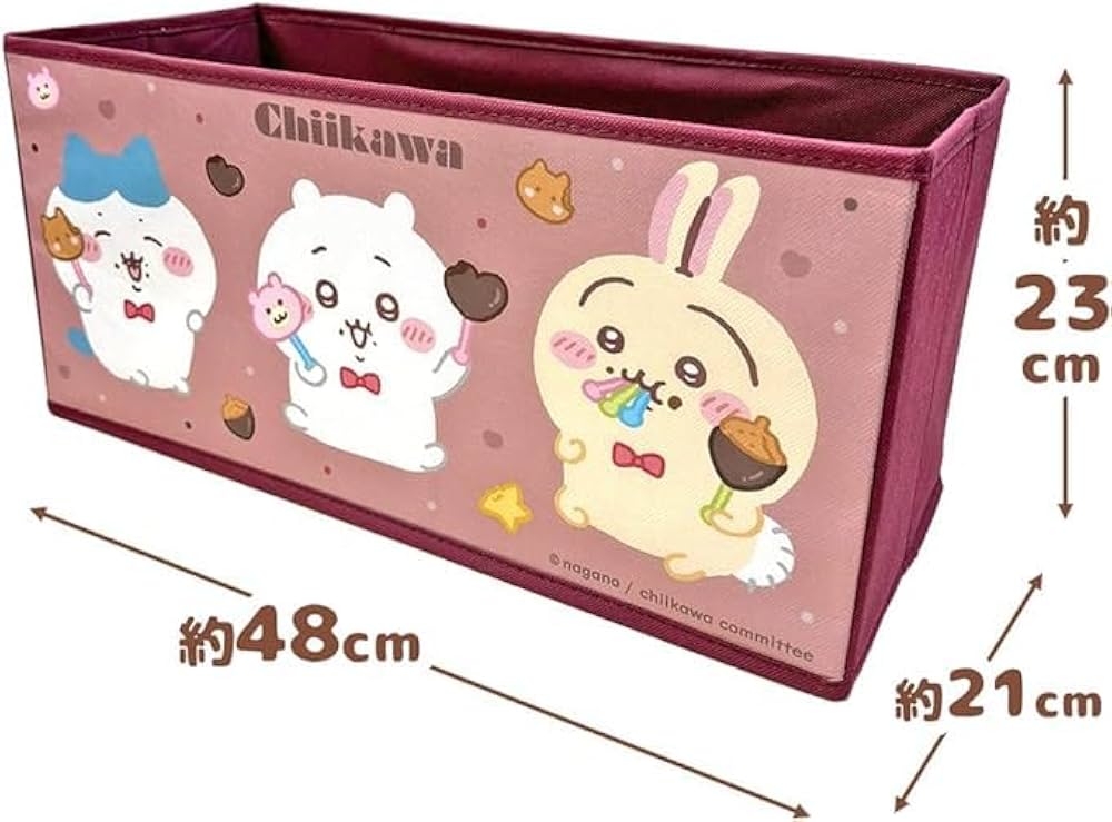 ちいかわ】3ボックス付き 収納ボックス 5つセット Amazon｜ちい*かわ 3