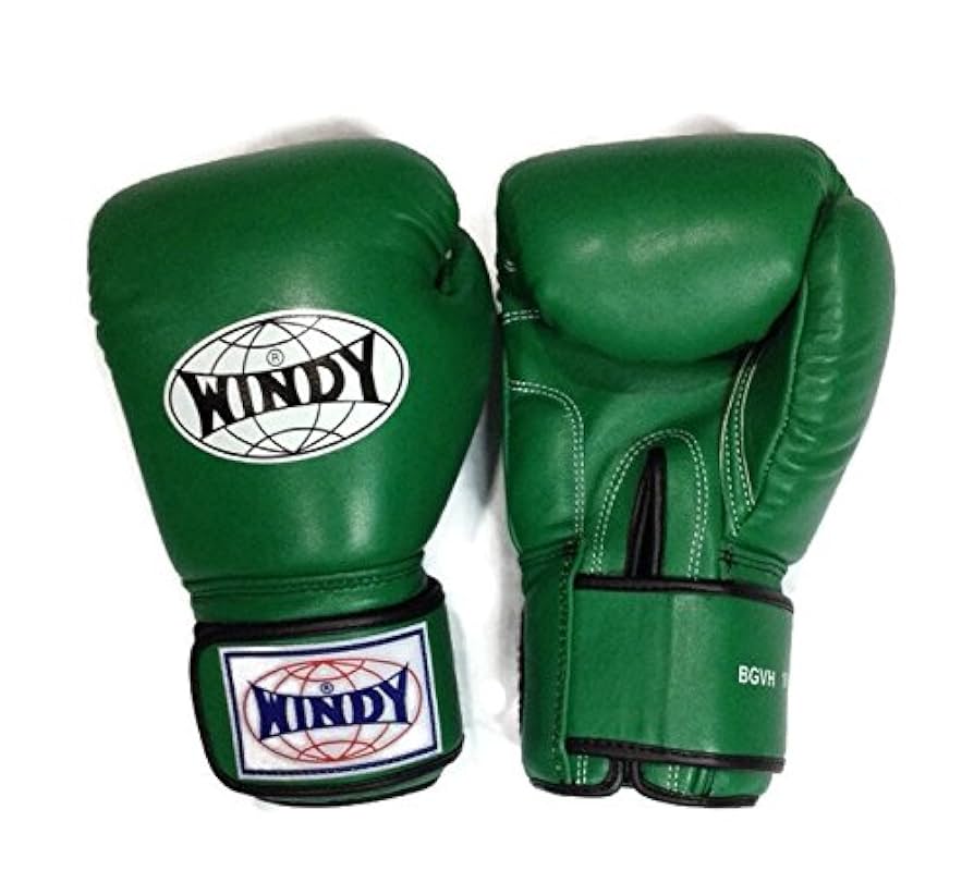 本革製WINDYボクシンググローブ 10oz 紫 キックボクシング NP 本革製