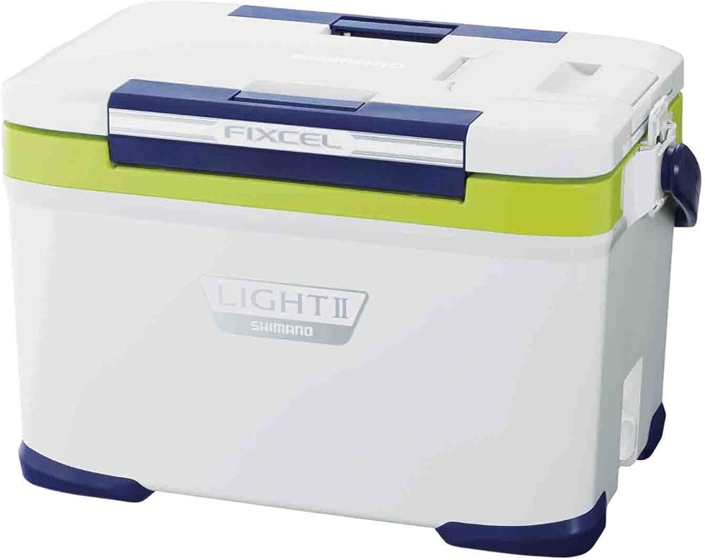 シマノクーラーフィクセルライト アジクーラー バッテリー・スキマー2台付