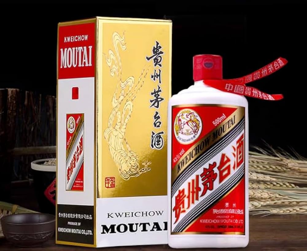 Kweichow Moutai Chinese Baijiu 500ml – 43% Alc./Vol – Premium