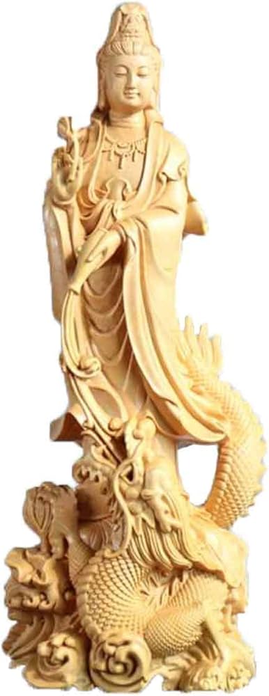 Amazon｜artlies 観音様 17cm 30cm 観音菩薩 龍頭観音 観世音菩薩 観