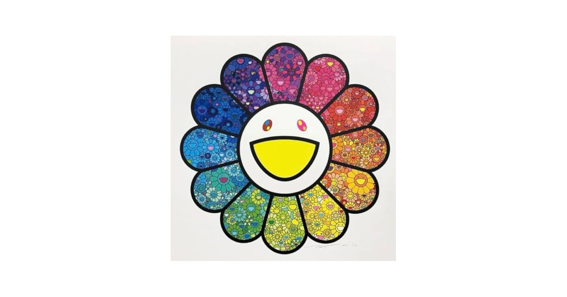 村上隆版画 【 お花の森】 ED100 村上隆版画 【 お花の森】 ED100 村上隆