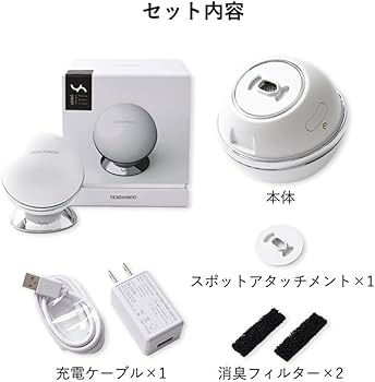 Amazon.co.jp: プラズマエアシャワー美顔器 Un アン UN01-W DENSHINDO