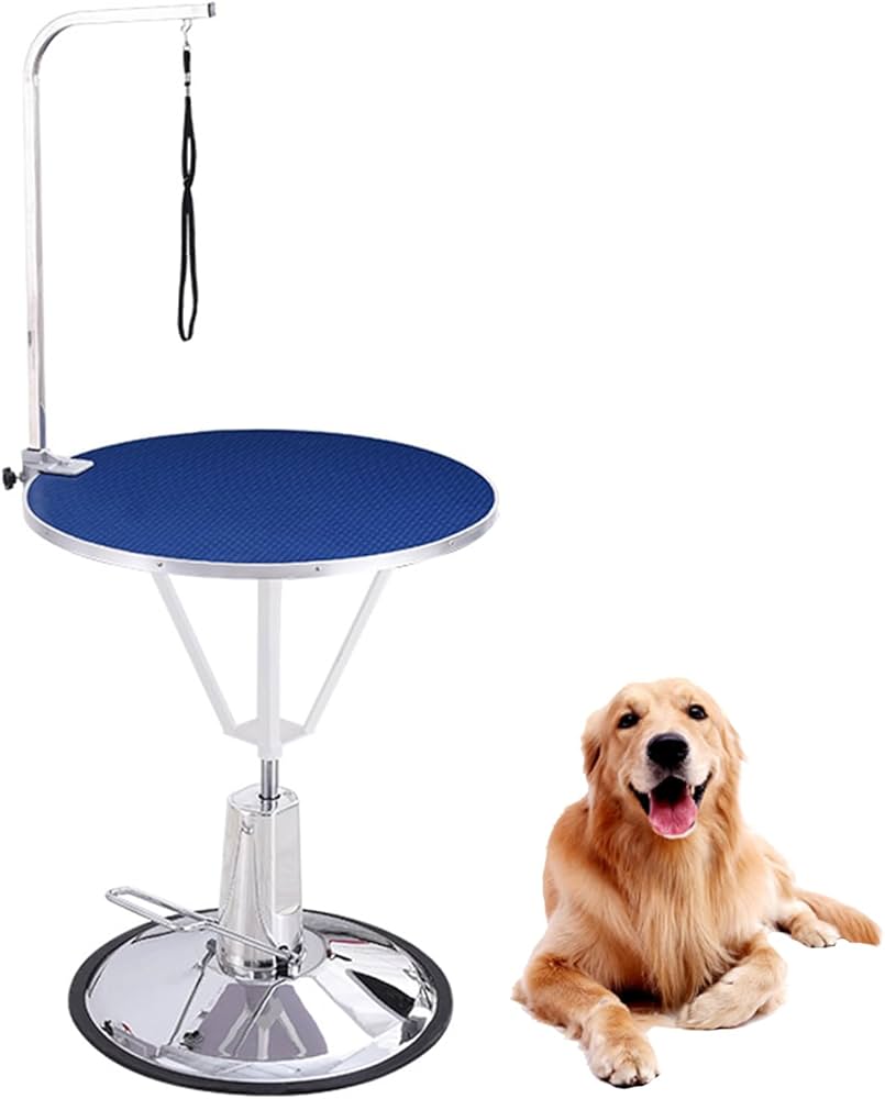 Amazon.co.jp: トリミング台 大型犬 トリミングテーブル 表油圧