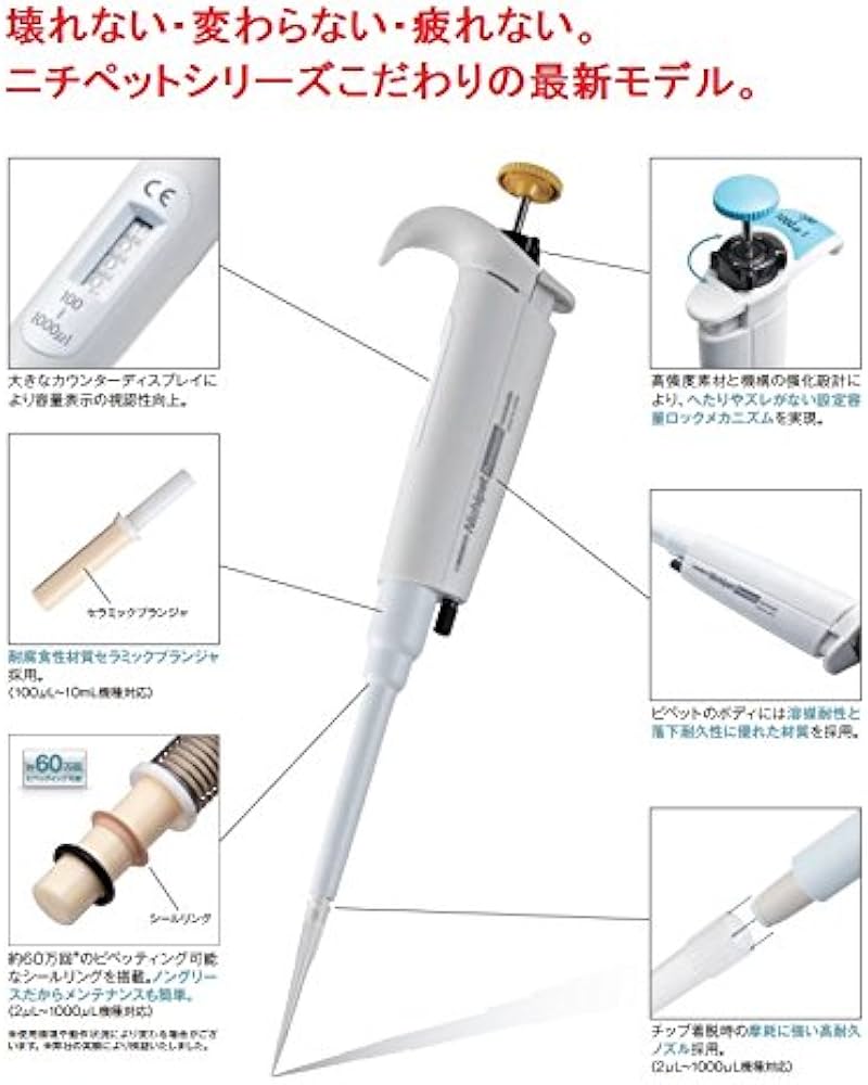 Amazon | ニチリョー マイクロピペット ニチペットプレミアム 00-NPP