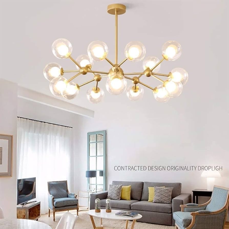 Bubble chandelier ゴールド LED対応 BeyPan Gold Bubble Chandelier