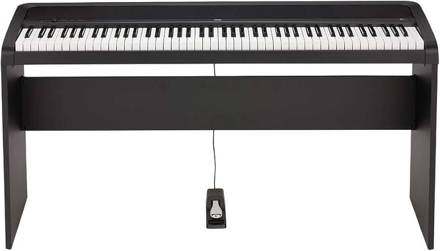 Amazon | KORG 電子ピアノ B2 BK 88鍵 ブラック 専用スタンドセット