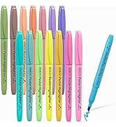 Amazon.co.jp: Shuttle Art 蛍光ペン セット ピンク 30本 蛍光マーカー