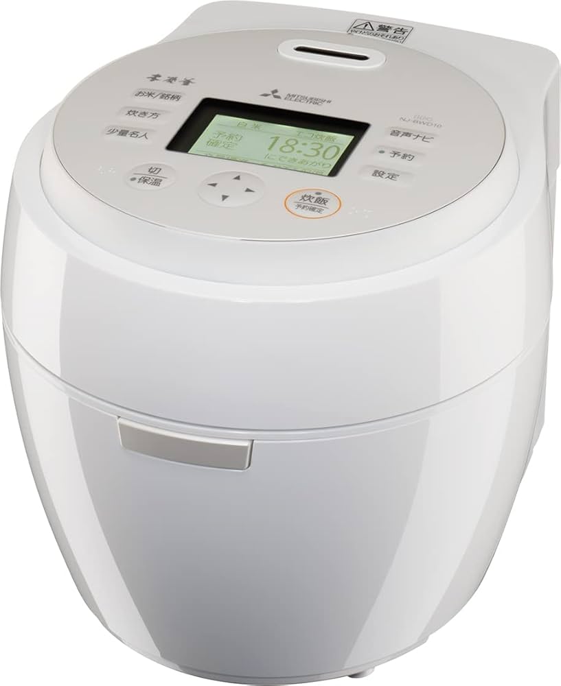 Amazon | 三菱電機 IH 炊飯器 5.5合 本炭釜 紬(つむぎ)かまど炊き 銘柄