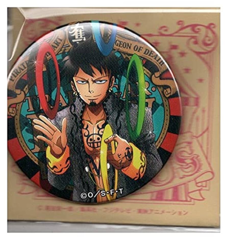 ワンピース ONE PIECE 輩缶バッジ トラファルガー ロー ONEPIECE 輩缶